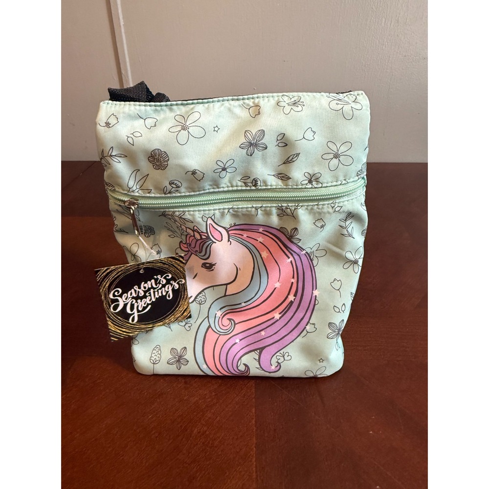 unicorno  blue Mini Backpack Small Travel Bag‎ Kids Tote